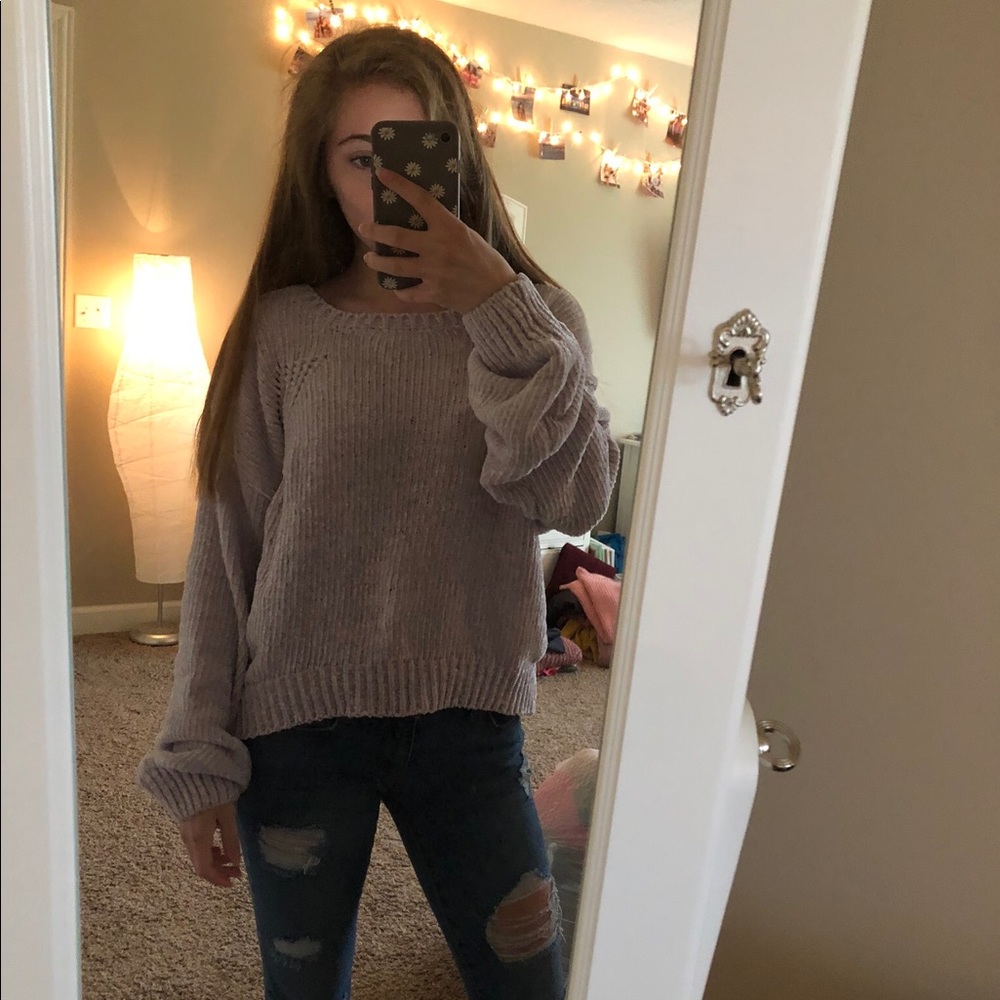 Pale pink sweater
